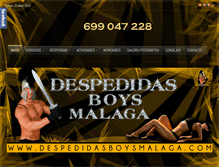 Tablet Screenshot of despedidasboysmalaga.com